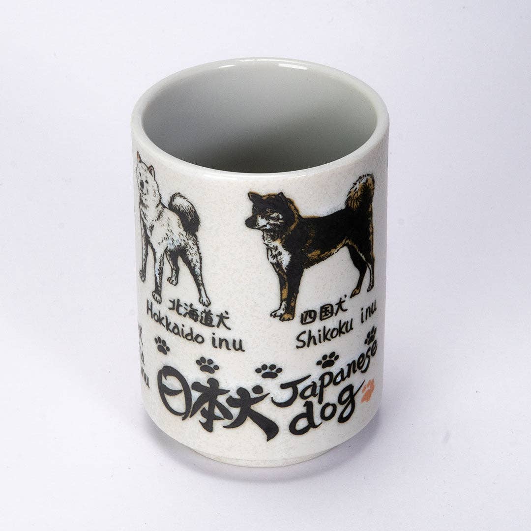Japanese Dog Yunomi Style Tea Cup
