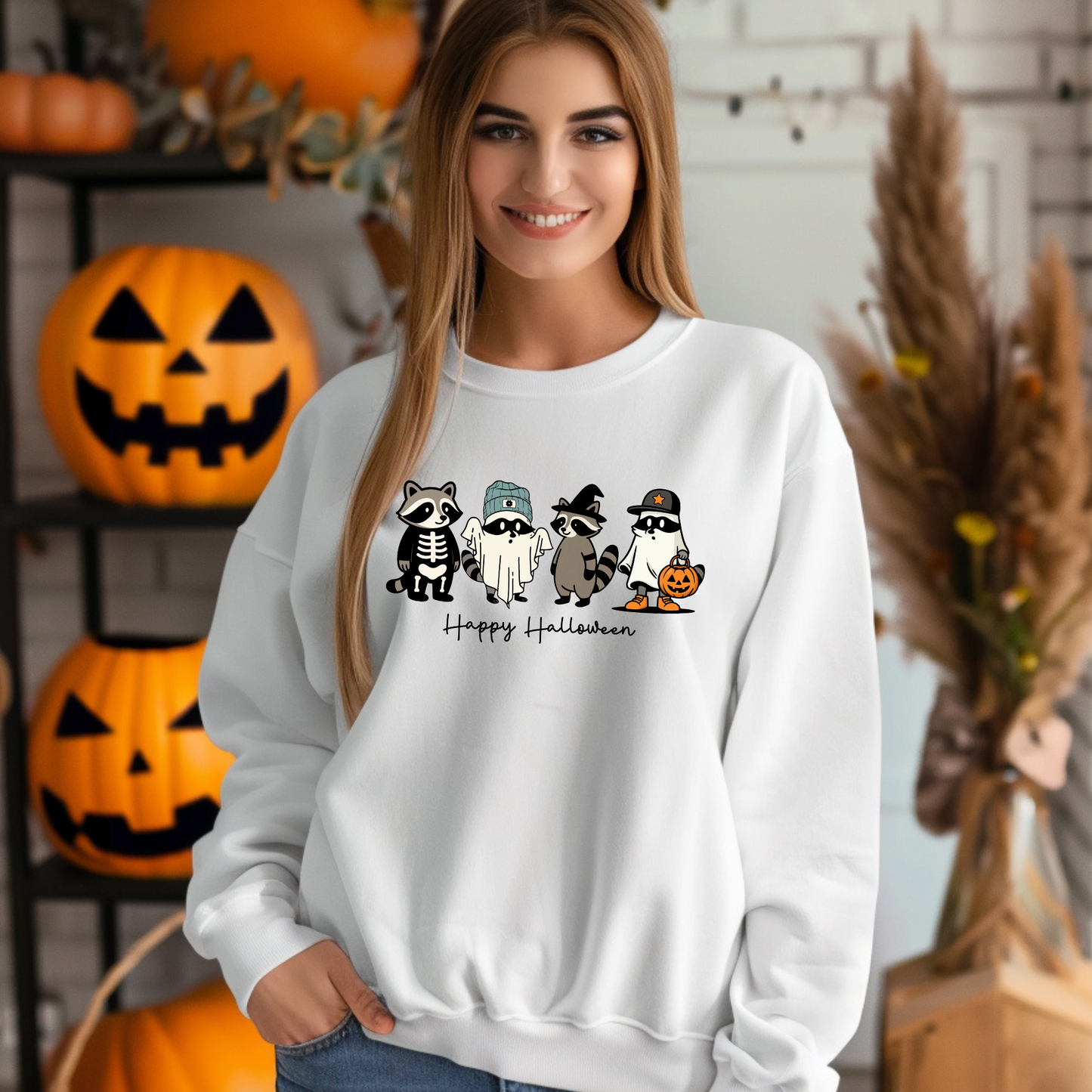 Halloween Raccoon Tee