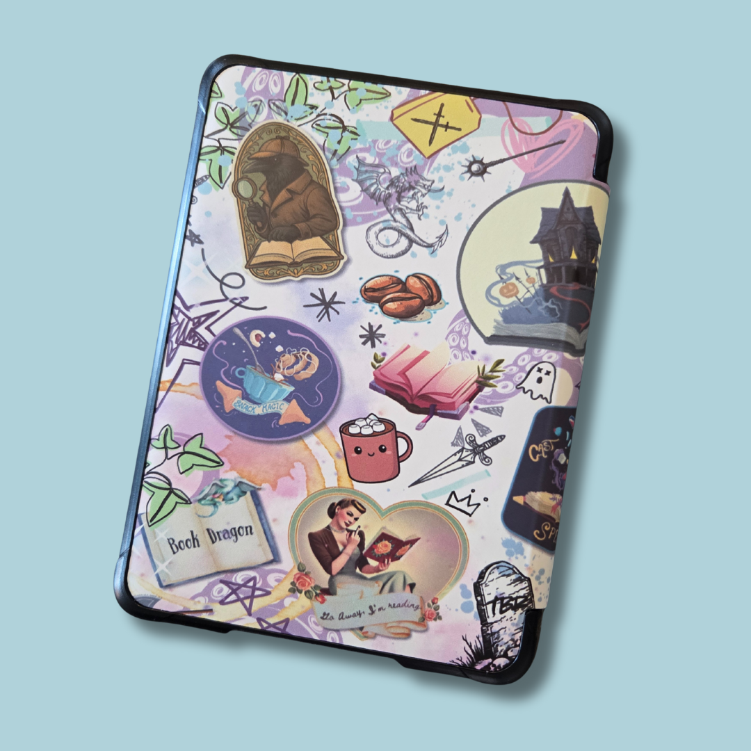 Caffeine & Legends Kindle Case