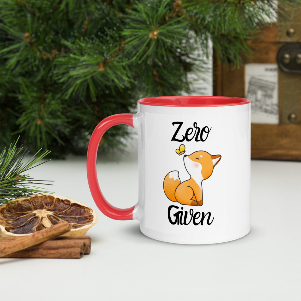 Zero Fox Given Mug Red Handle