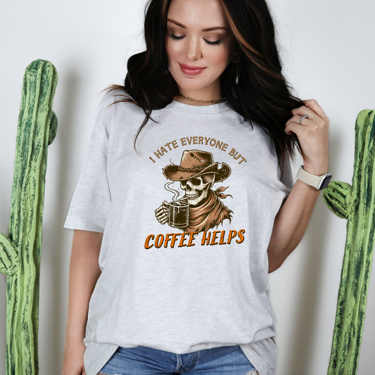 Coffee Helps Graphic Tee