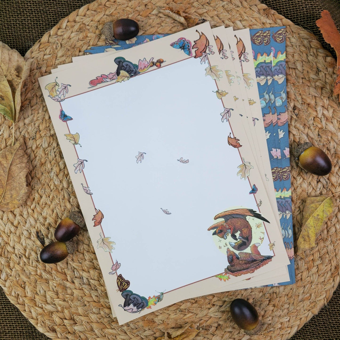 Fall Fox Letter Writing Set