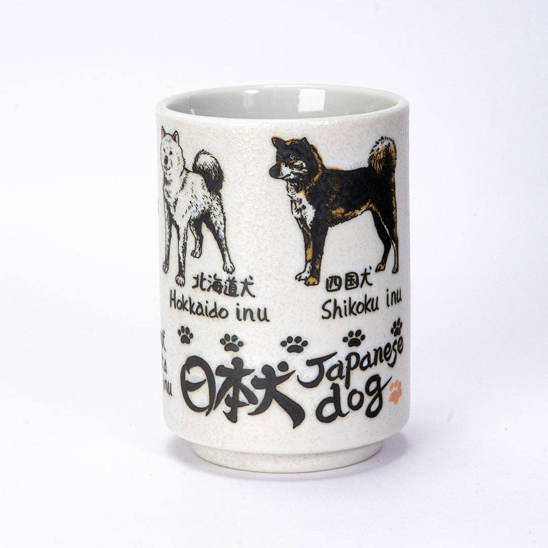 Japanese Dog Yunomi Style Tea Cup
