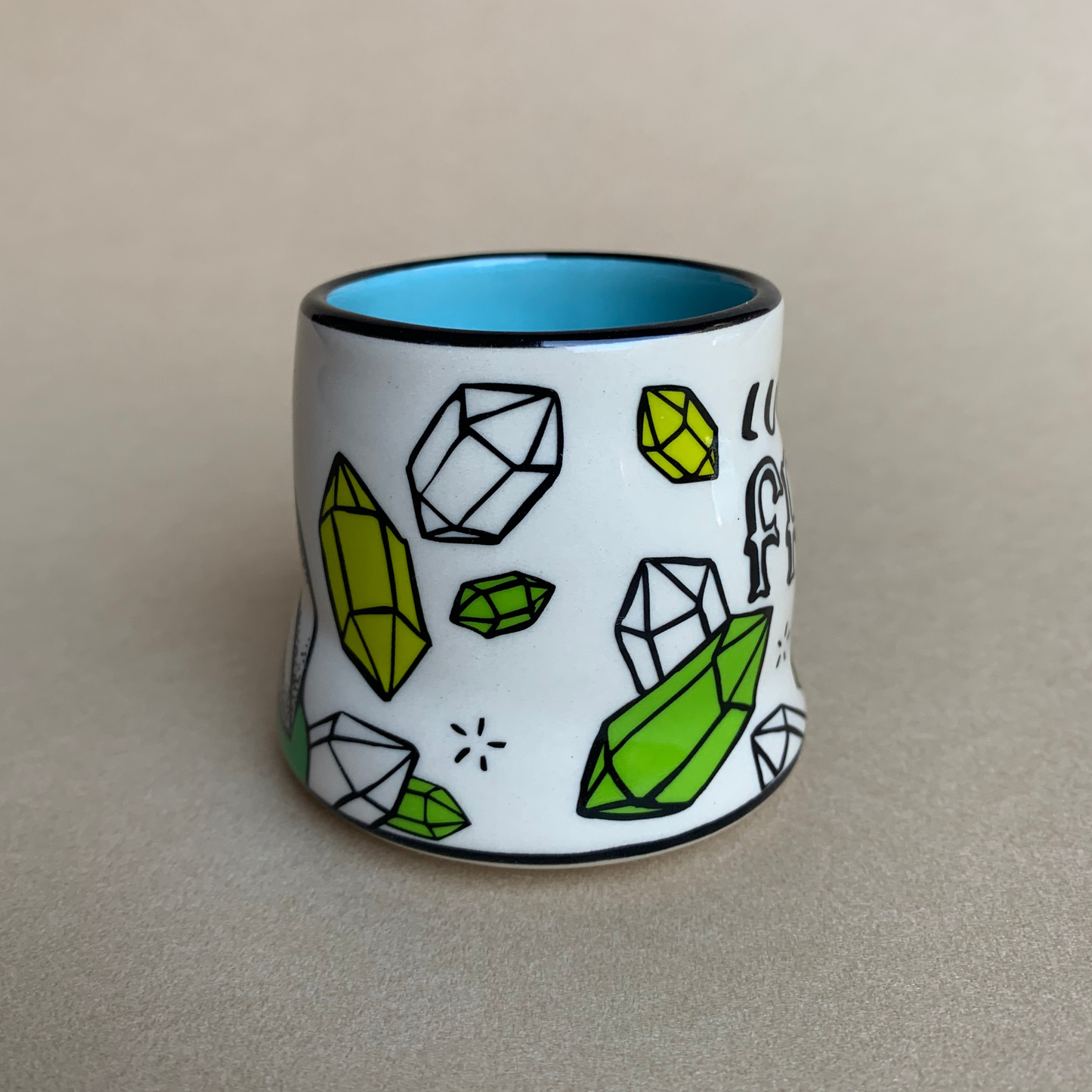 Lucky Frog Cup - Small Ceramic Mug