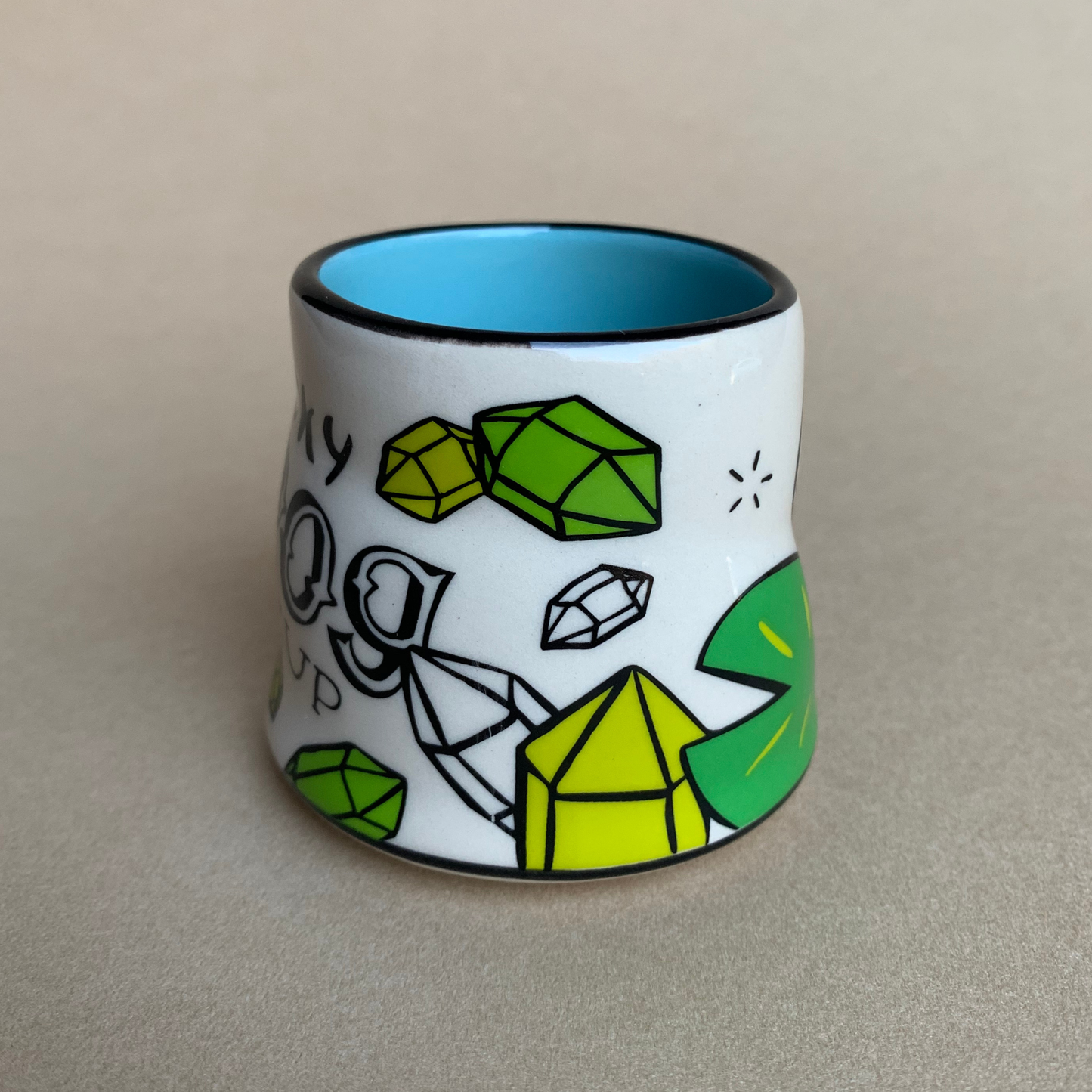 Lucky Frog Cup - Small Ceramic Mug