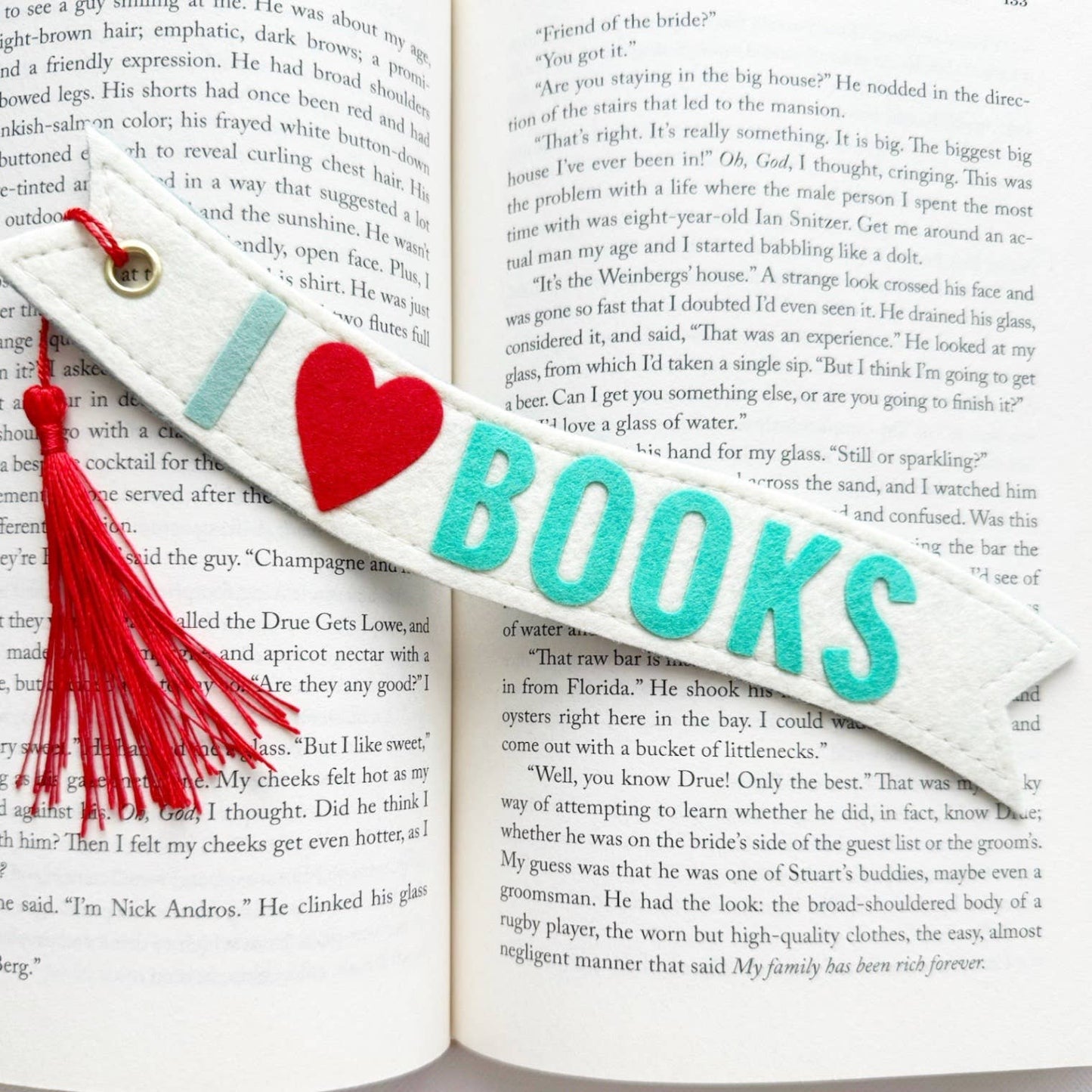 I Love Books Bookmark