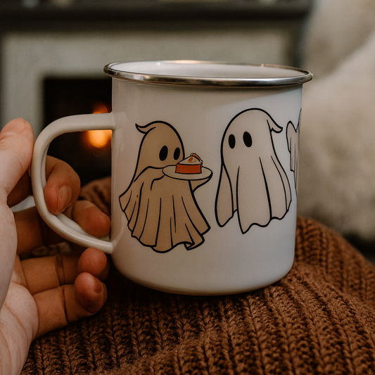 Pumpkin Pie Ghost Mug