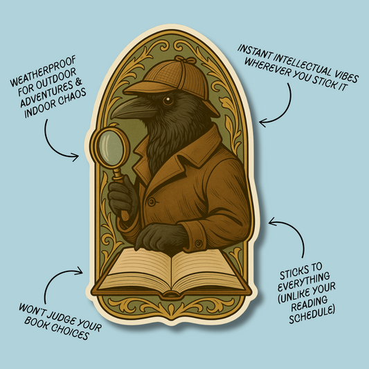 Detective Raven Sticker