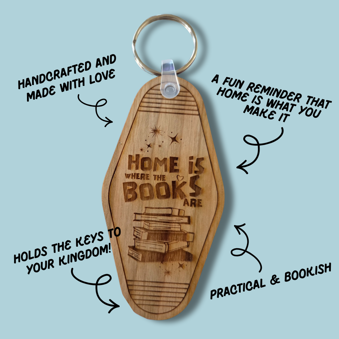 Bookish Keychain