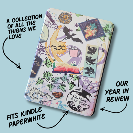 Caffeine & Legends Kindle Case