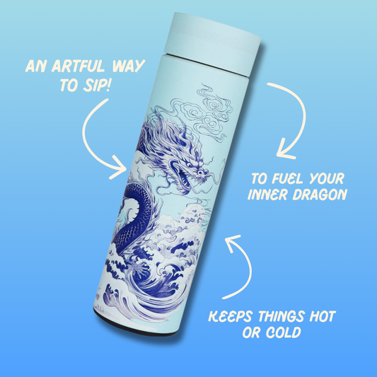 Blue Dragon Travel Thermos