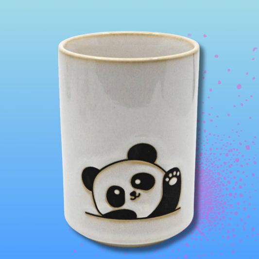 Panda Yunomi Style Tea Cup