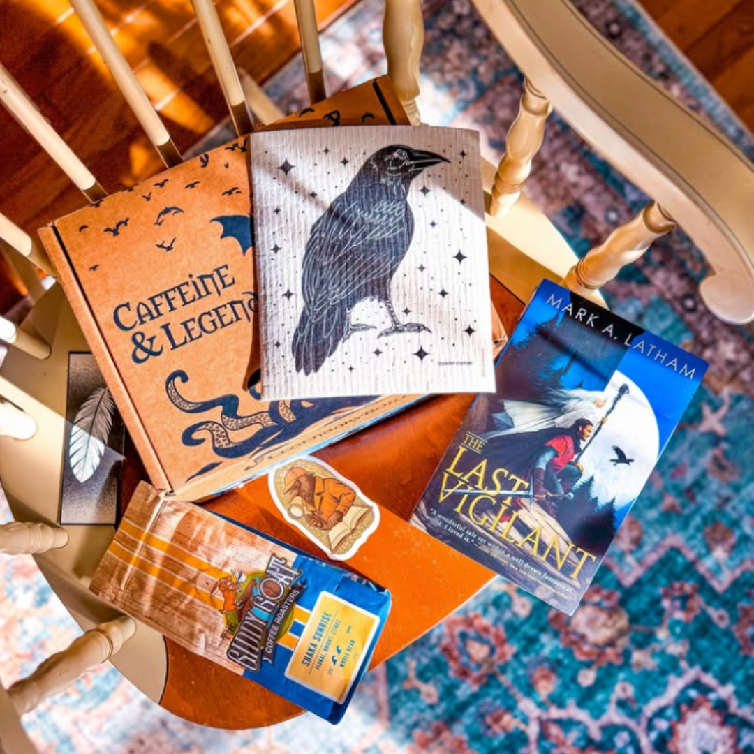 Monthly book subscription box for coffee and tea lovers Caffeine