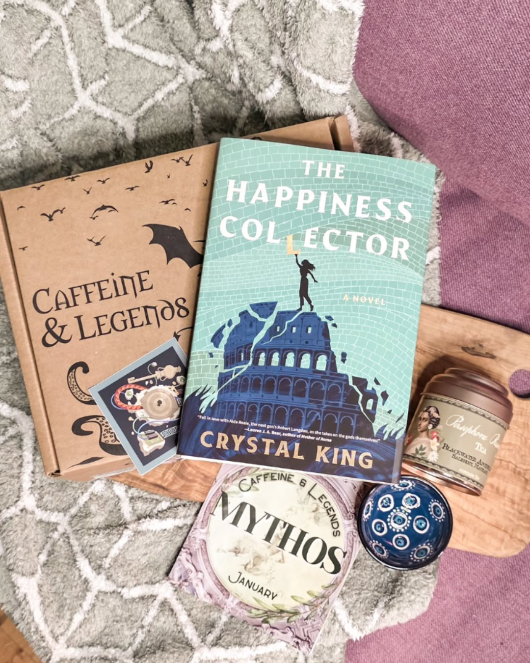 Monthly book subscription box for coffee and tea lovers Caffeine