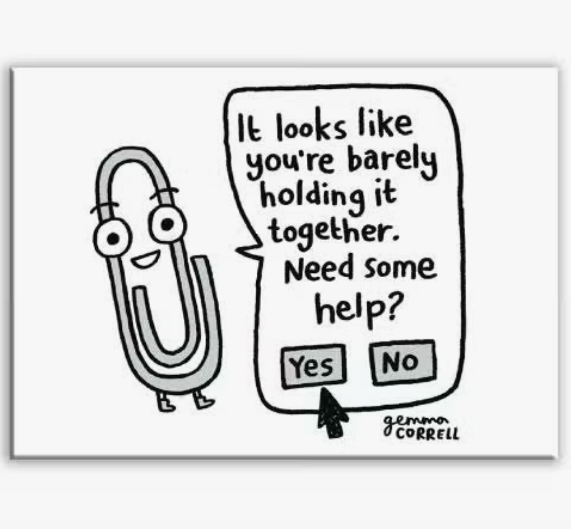 Clippy Rectangle Magnet