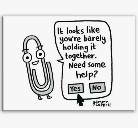 Clippy Rectangle Magnet