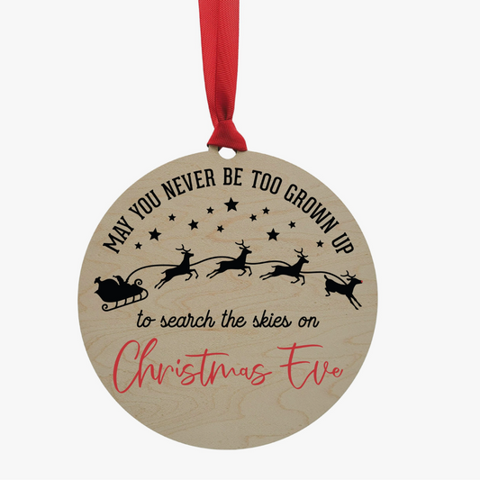 Search the Skies On Xmas Wreath Ornaments/ Mantle Ornament