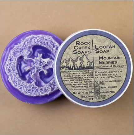 Mountain Berry Loofah Soap