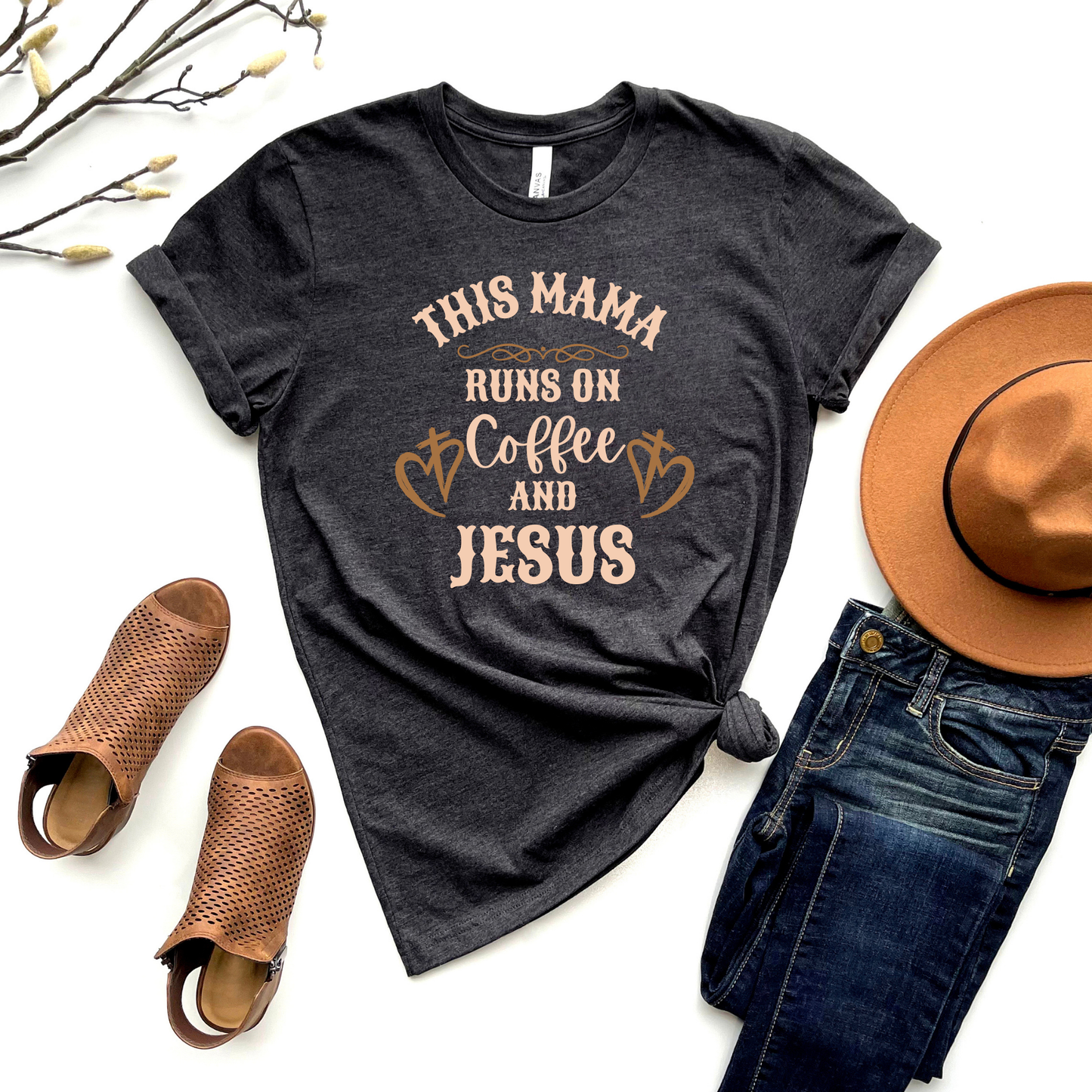 Runs on Coffee & Jesus - Caffeine & Legends