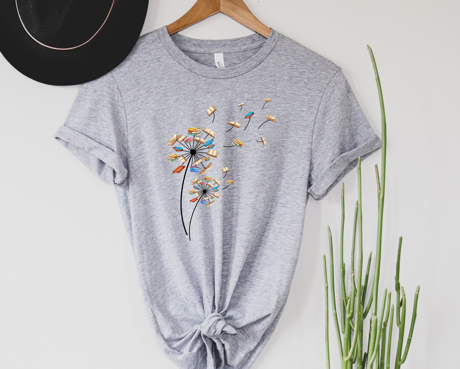 Wholesale Book Wishes Graphic Tee - Mauve