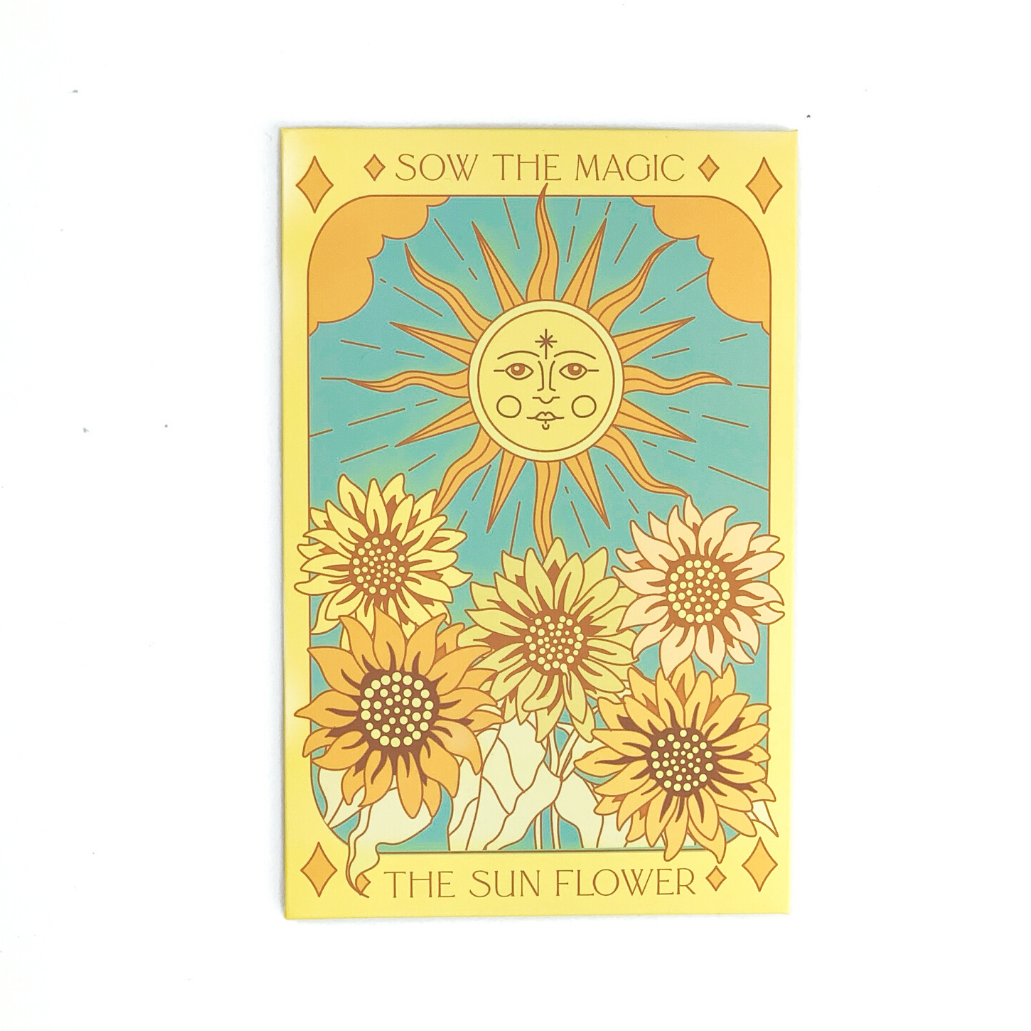 The Sunflower: Tarot Garden Seed Packet