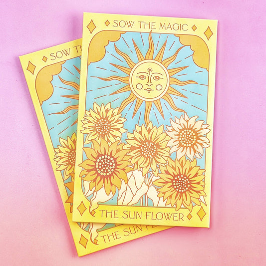 The Sunflower: Tarot Garden Seed Packet
