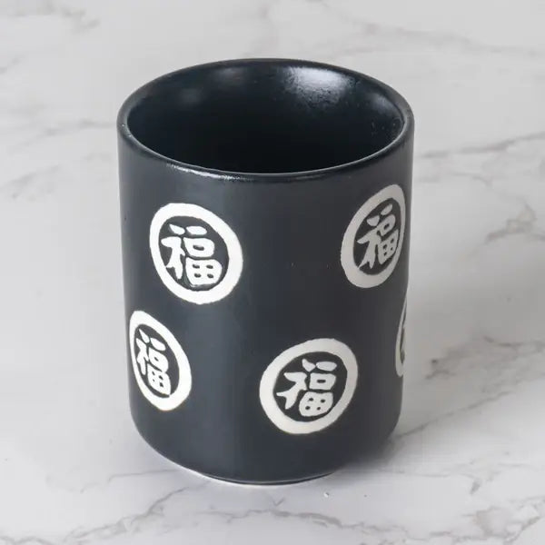 Lucky Cat Yunomi Style Tea Cup