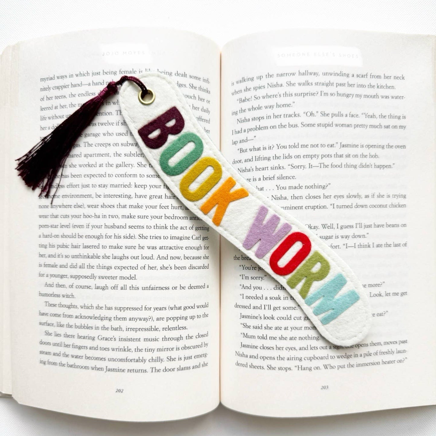 Book Worm Bookmark