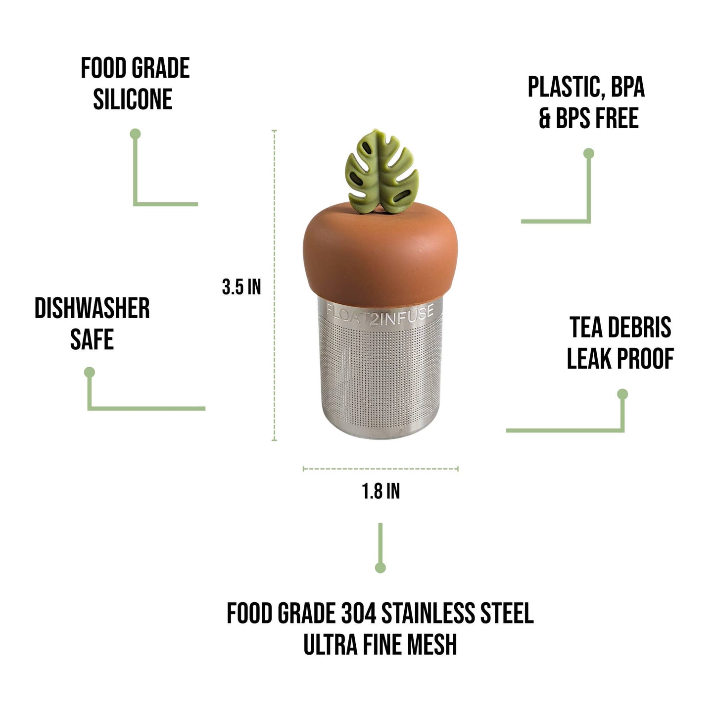 Monstera Floating Tea Infuser
