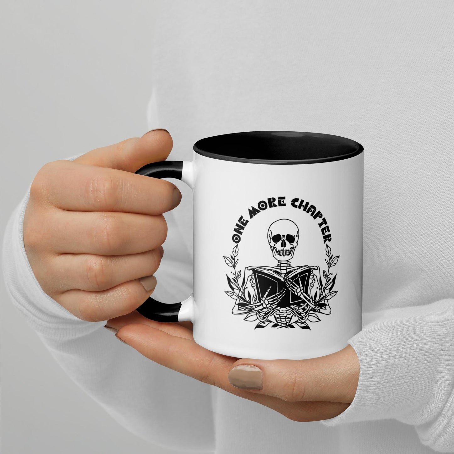 One More Chapter Skeleton Mug