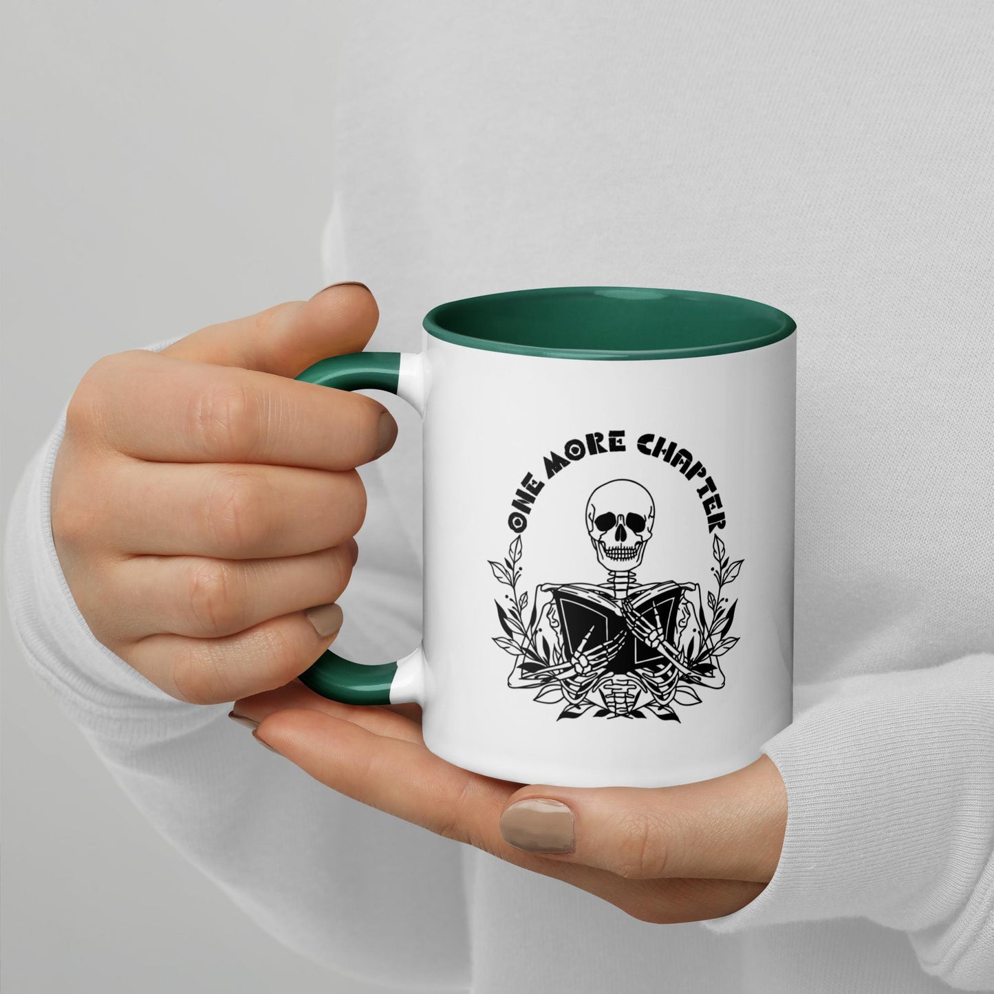 One More Chapter Skeleton Mug