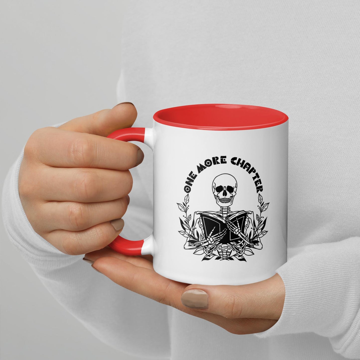 One More Chapter Skeleton Mug