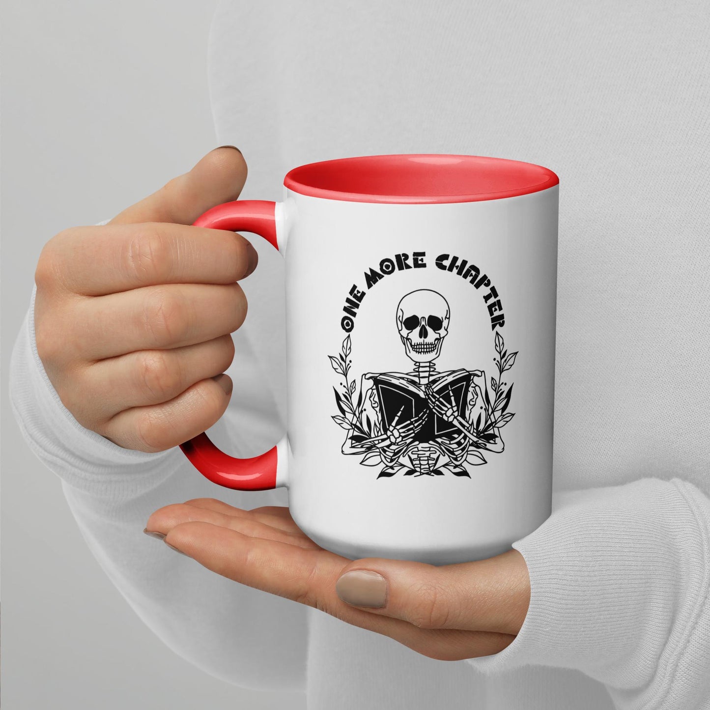 One More Chapter Skeleton Mug