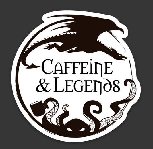 Caffeine and Legends Stickers
